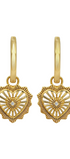 Aretes Eterna Corazón Ardiente Circonias Anamora por Tanya Moss - Tanya Moss