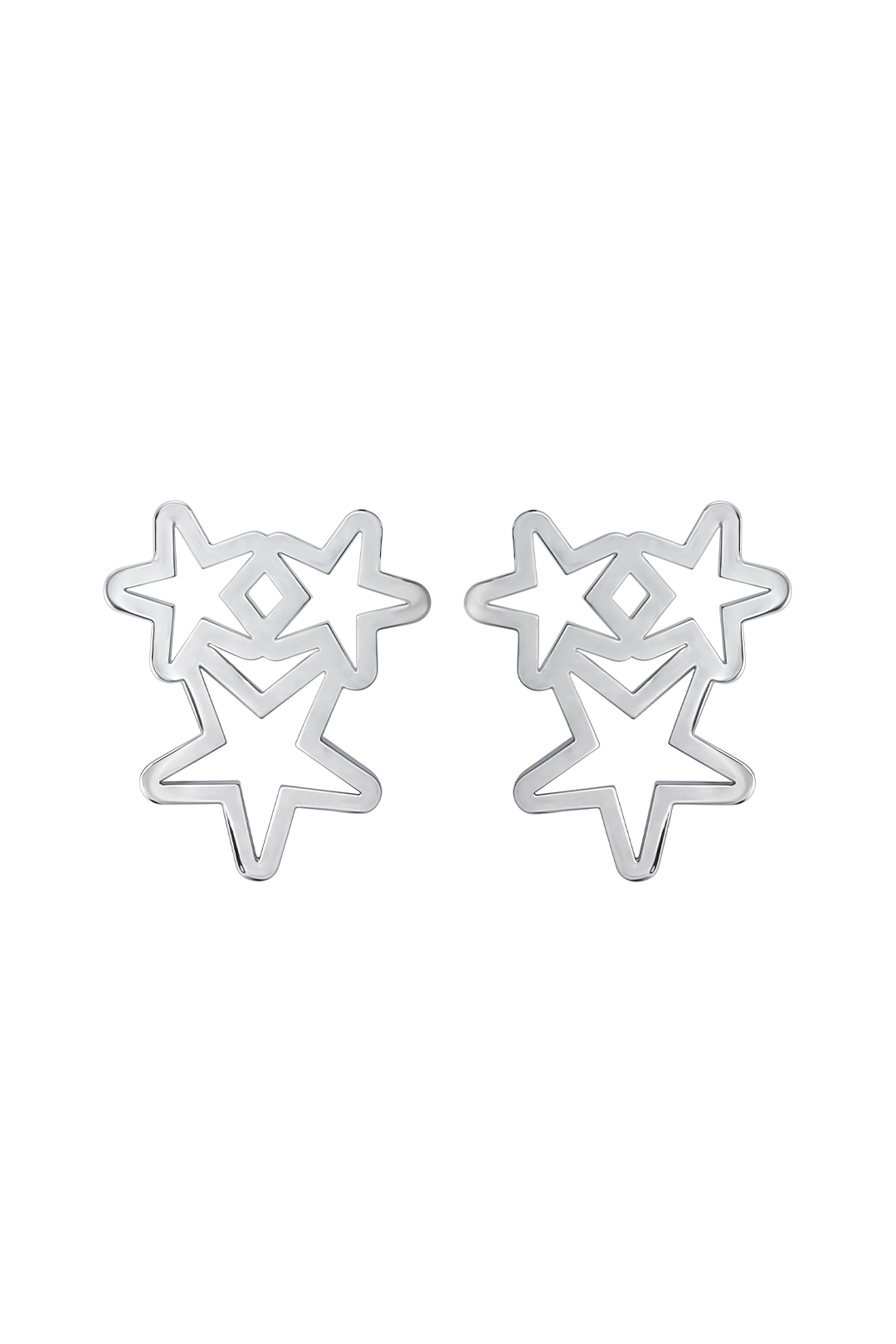 Broqueles Celeste Estrella Plata 925 Anamora by Tanya Moss