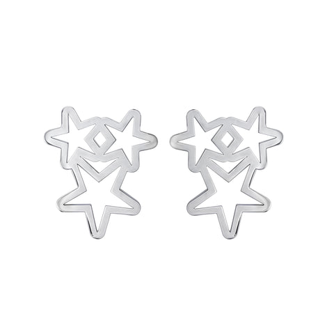 Broqueles Celeste Estrella Plata 925 Anamora by Tanya Moss