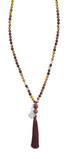 Collar Japamala Mookaite Jasper Trebol - Tanya Moss