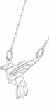 Dije Mujer Plata 925 Origami Colibrí Anamora por Tanya Moss - Tanya Moss