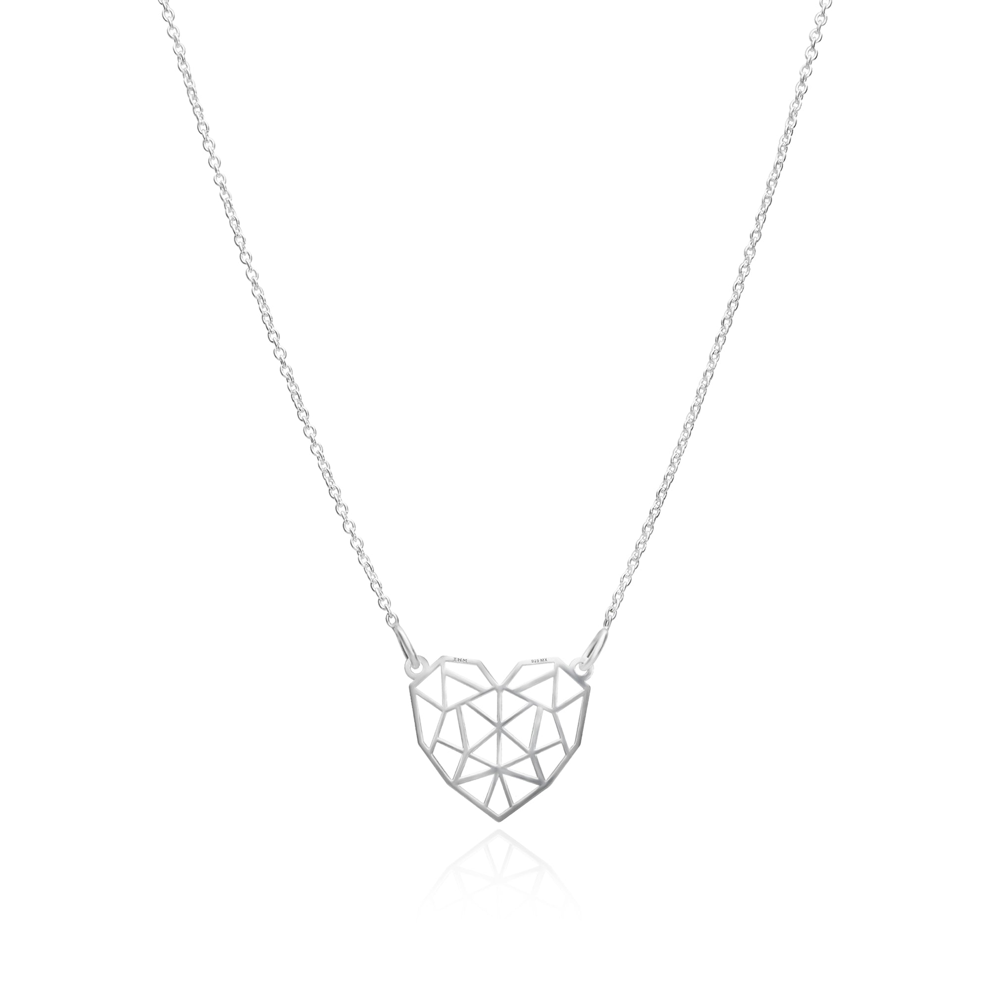 Dije Mujer Plata 925 Origami Corazón Anamora por Tanya Moss - Tanya Moss