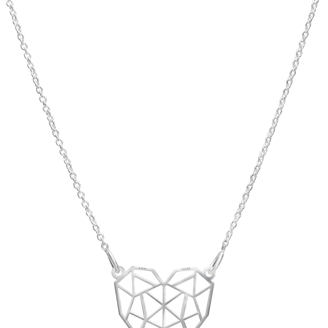 Dije Mujer Plata 925 Origami Corazón Anamora por Tanya Moss - Tanya Moss