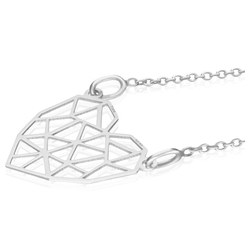 Dije Mujer Plata 925 Origami Corazón Anamora por Tanya Moss