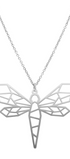 Dije Mujer Plata 925 Origami Libelula Grande Anamora por Tanya Moss - Tanya Moss