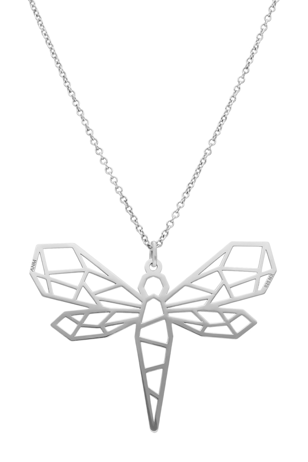 Dije Mujer Plata 925 Origami Libelula Grande Anamora por Tanya Moss - Tanya Moss