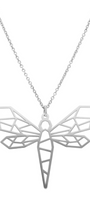 Dije Mujer Plata 925 Origami Libelula Grande Anamora por Tanya Moss - Tanya Moss