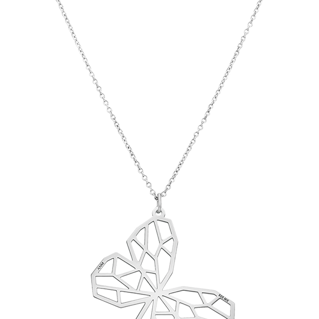 Dije Mujer Plata 925 Origami Mariposa Grande Anamora por Tanya Moss - Tanya Moss
