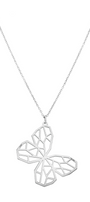 Dije Mujer Plata 925 Origami Mariposa Grande Anamora por Tanya Moss - Tanya Moss