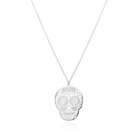 Dije Mujer Plata 925 Calaverita Grande Anamora por Tanya Moss