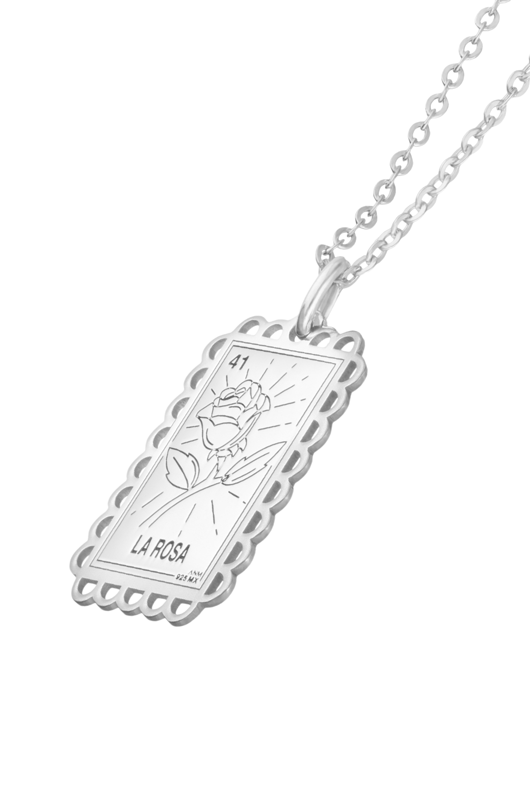 Dije Mujer Plata 925 Loteria La Rosa Anamora por Tanya Moss - Tanya Moss