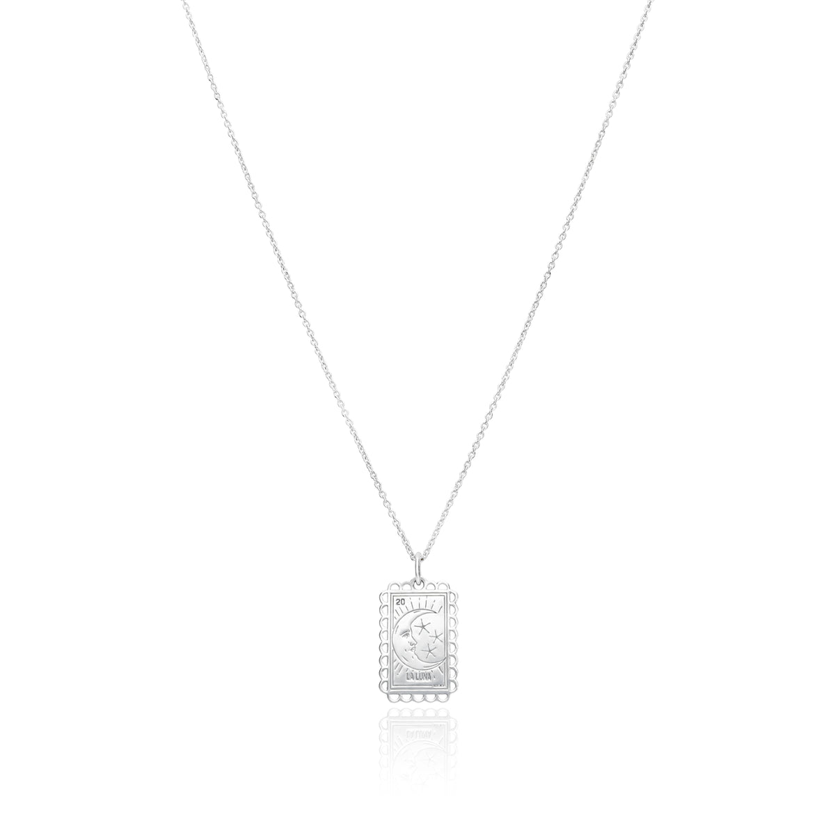 Dije Mujer Plata 925 Loteria La Luna Anamora por Tanya Moss