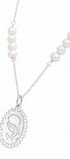 Dije Mujer Plata 925 Religioso Virgen Rezando Perlas Anamora por Tanya Moss - Tanya Moss