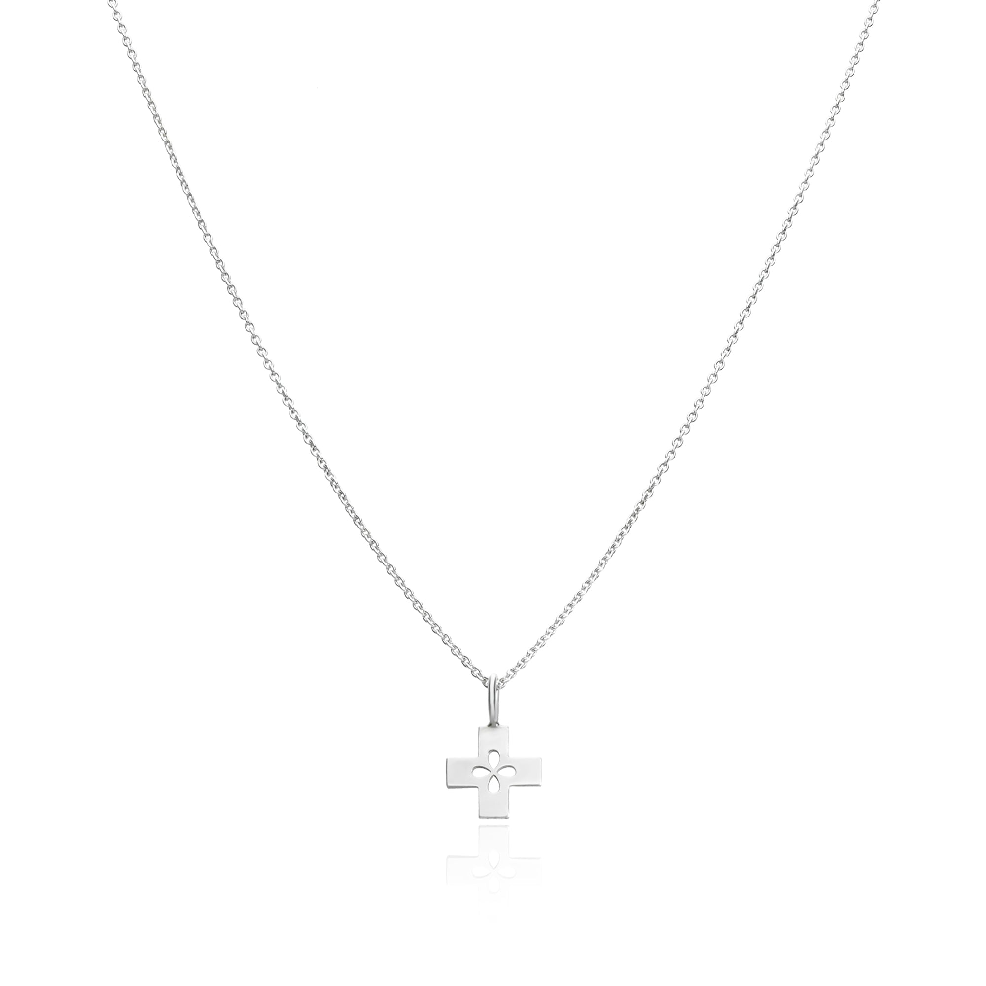 Dije Mujer Plata 925 Religioso Cruz Mini Anamora por Tanya Moss - Tanya Moss