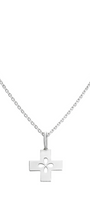 Dije Mujer Plata 925 Religioso Cruz Mini Anamora por Tanya Moss - Tanya Moss