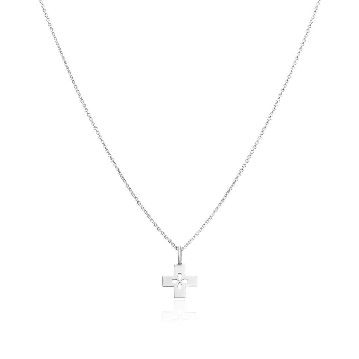 Dije Mujer Plata 925 Religioso Cruz Mini Anamora por Tanya Moss