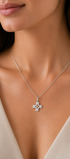 Dije Mujer Plata 925 Religioso Cruz Mini Anamora por Tanya Moss - Tanya Moss