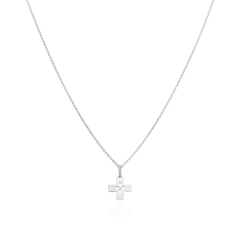 Dije Mujer Plata 925 Religioso Cruz Mini Anamora por Tanya Moss