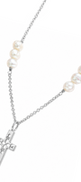 Dije Mujer Plata 925 Religioso Cruz Perlas Anamora por Tanya Moss - Tanya Moss