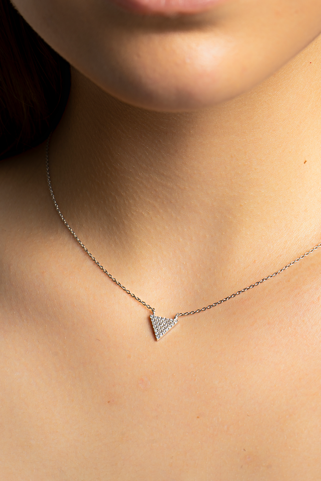Dije Mujer Plata 925 Brillos Triangulo Circonia Anamora por Tanya Moss - Tanya Moss