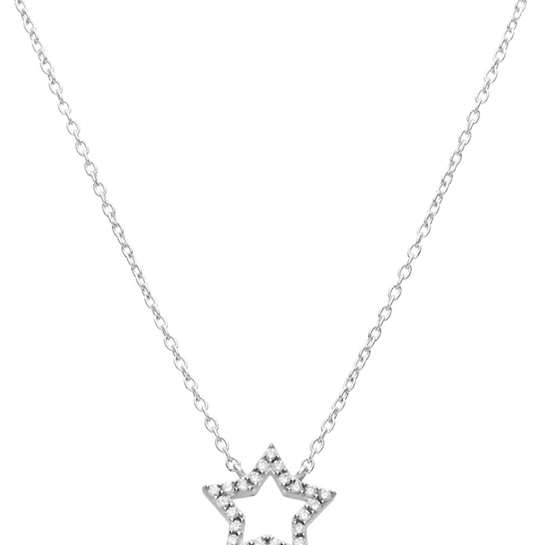 Dije Mujer Plata 925 Brillos Estrella Circonia Anamora por Tanya Moss - Tanya Moss