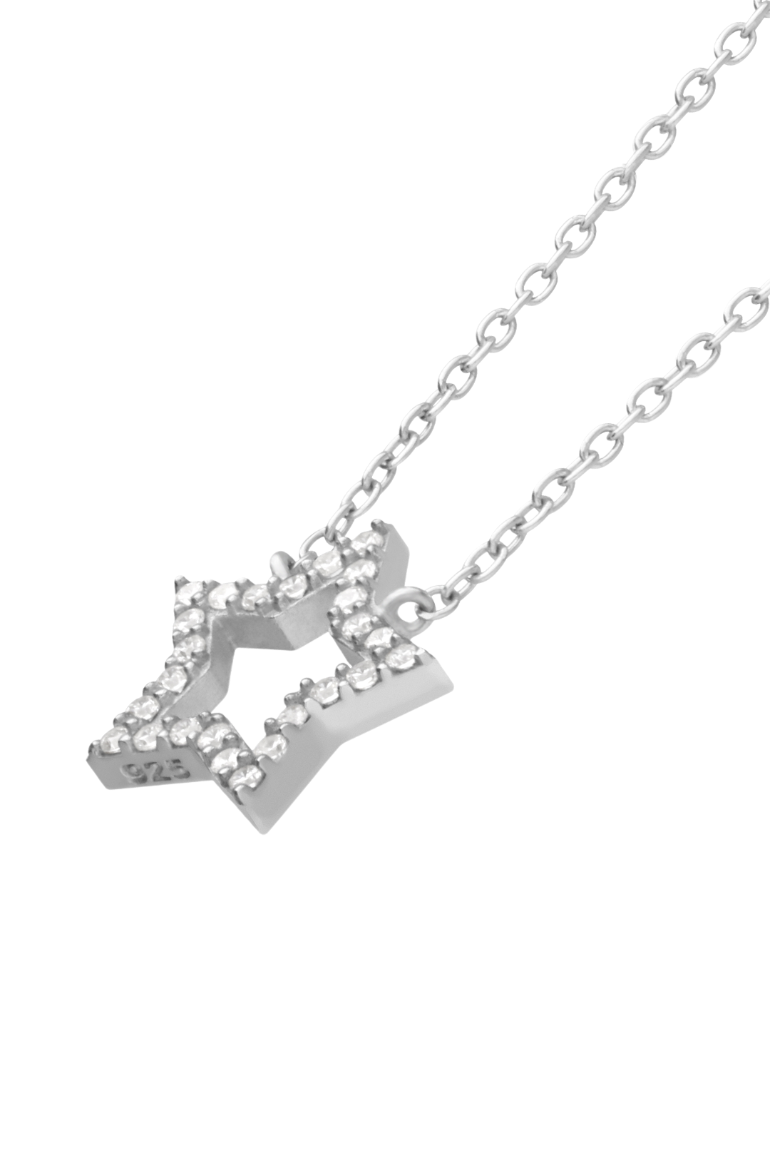 Dije Mujer Plata 925 Brillos Estrella Circonia Anamora por Tanya Moss - Tanya Moss