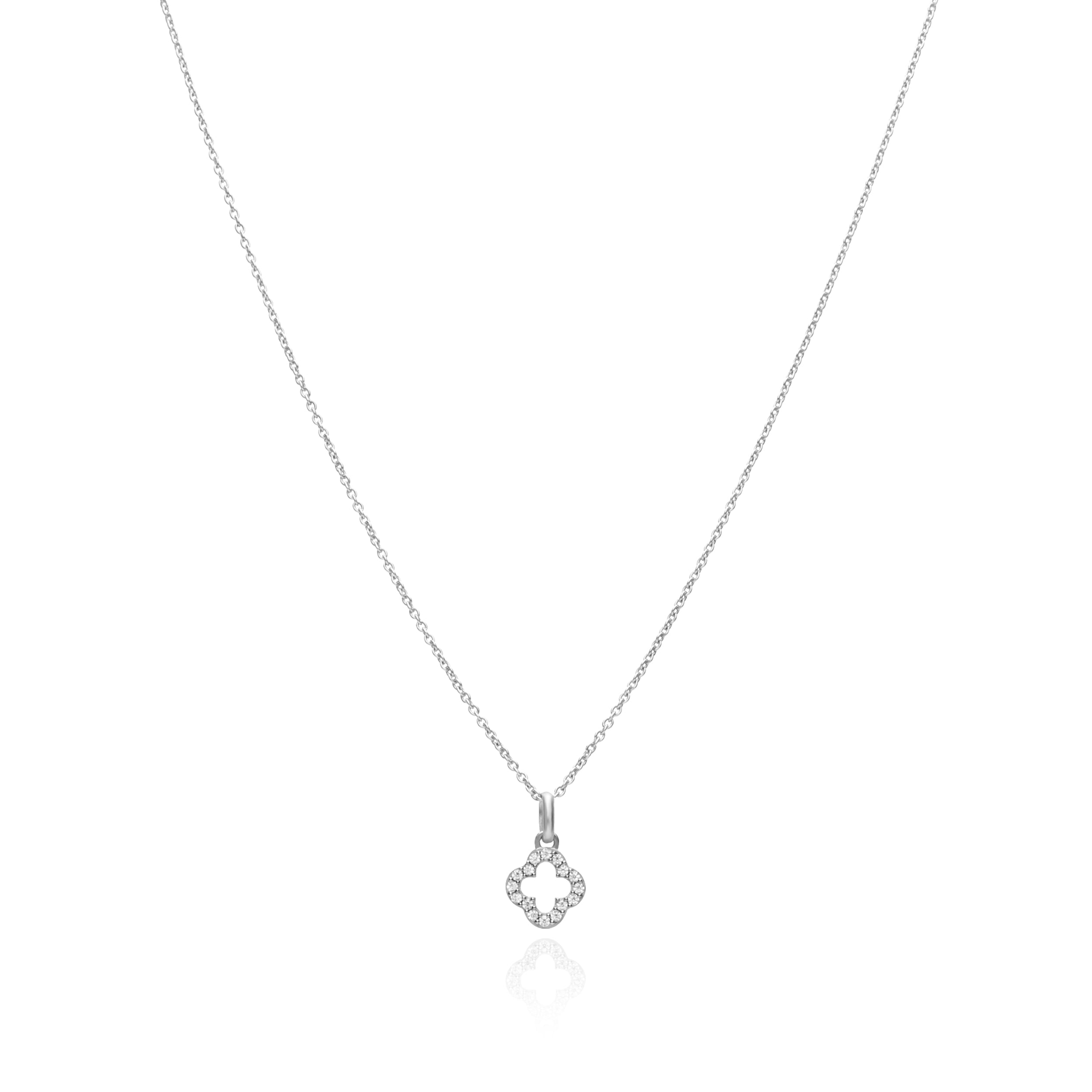 Dije Mujer Plata 925 Brillos Flor Circonia Anamora por Tanya Moss - Tanya Moss