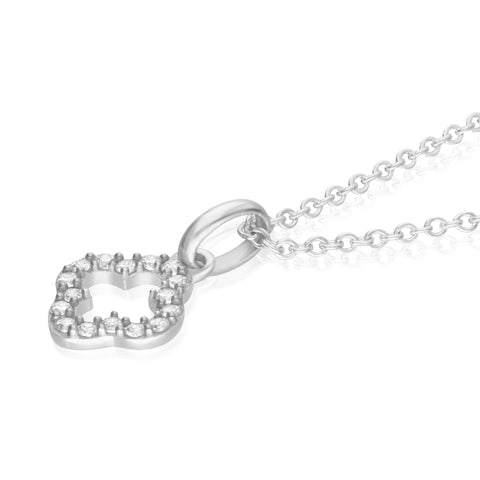 Dije Mujer Plata 925 Brillos Flor Circonia Anamora por Tanya Moss - Tanya Moss