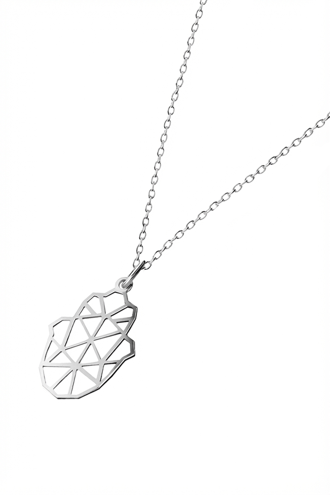 Dije Mujer Plata 925 Origami Mano Cadena Anamora por Tanya Moss - Tanya Moss