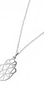 Dije Mujer Plata 925 Origami Mano Cadena Anamora por Tanya Moss - Tanya Moss
