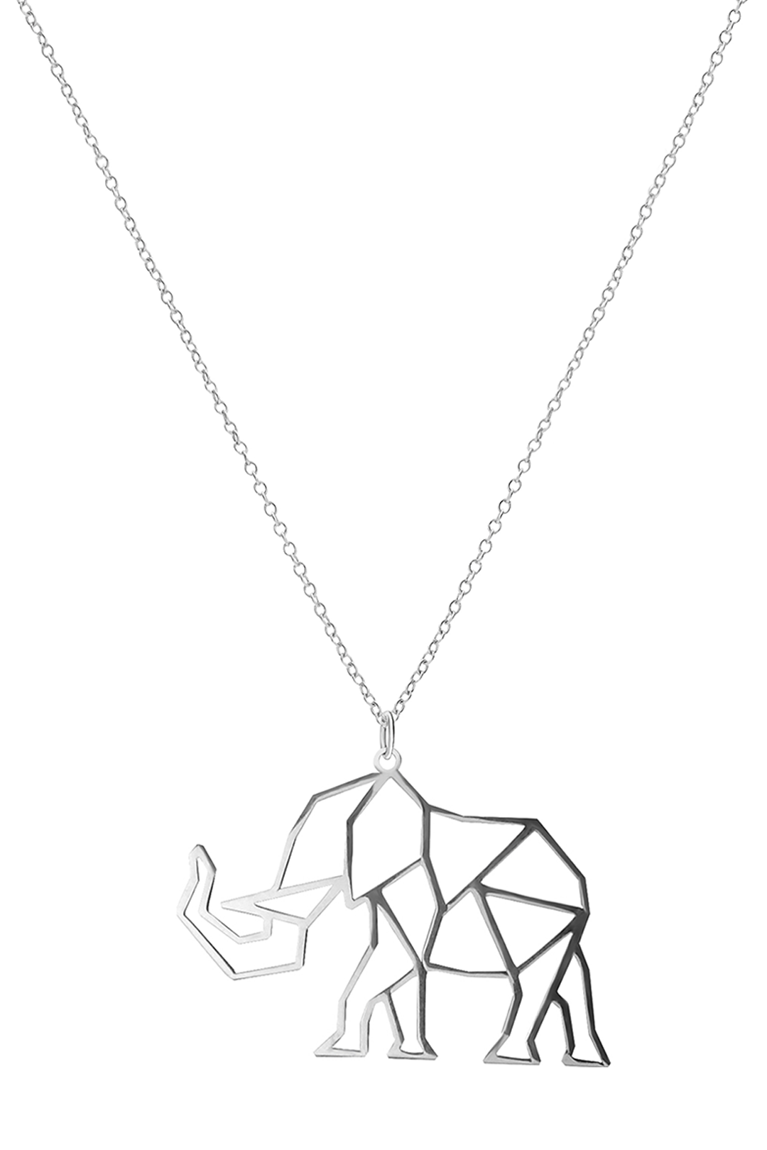 Dije Mujer Plata 925 Origami Elefante Xl Cadena Anamora por Tanya Moss - Tanya Moss