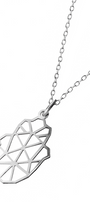 Dije Mujer Plata 925 Origami Mano Xl Cadena Anamora por Tanya Moss - Tanya Moss
