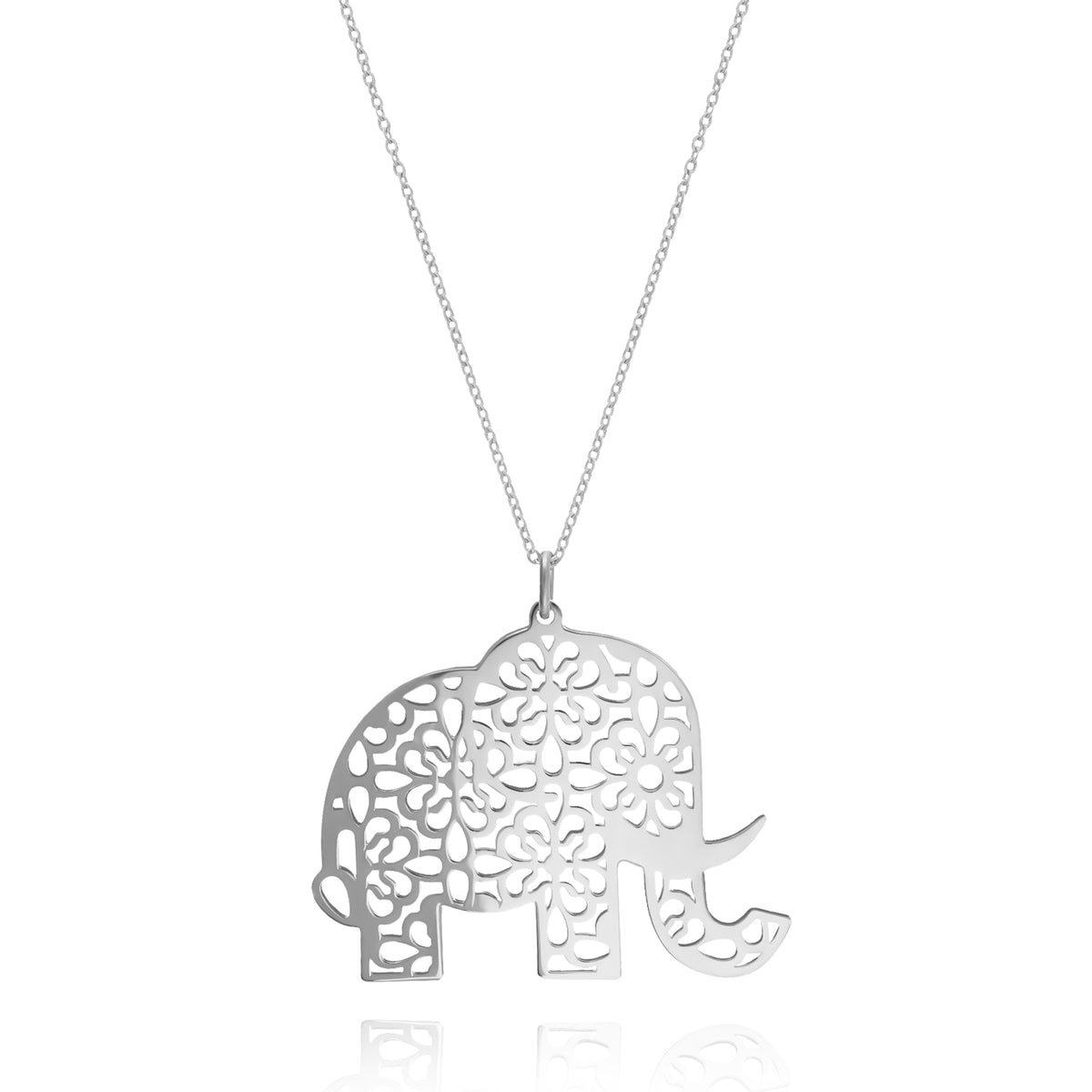 Dije Mujer Plata 925 Amuletos Elefante Cadena Anamora por Tanya Moss
