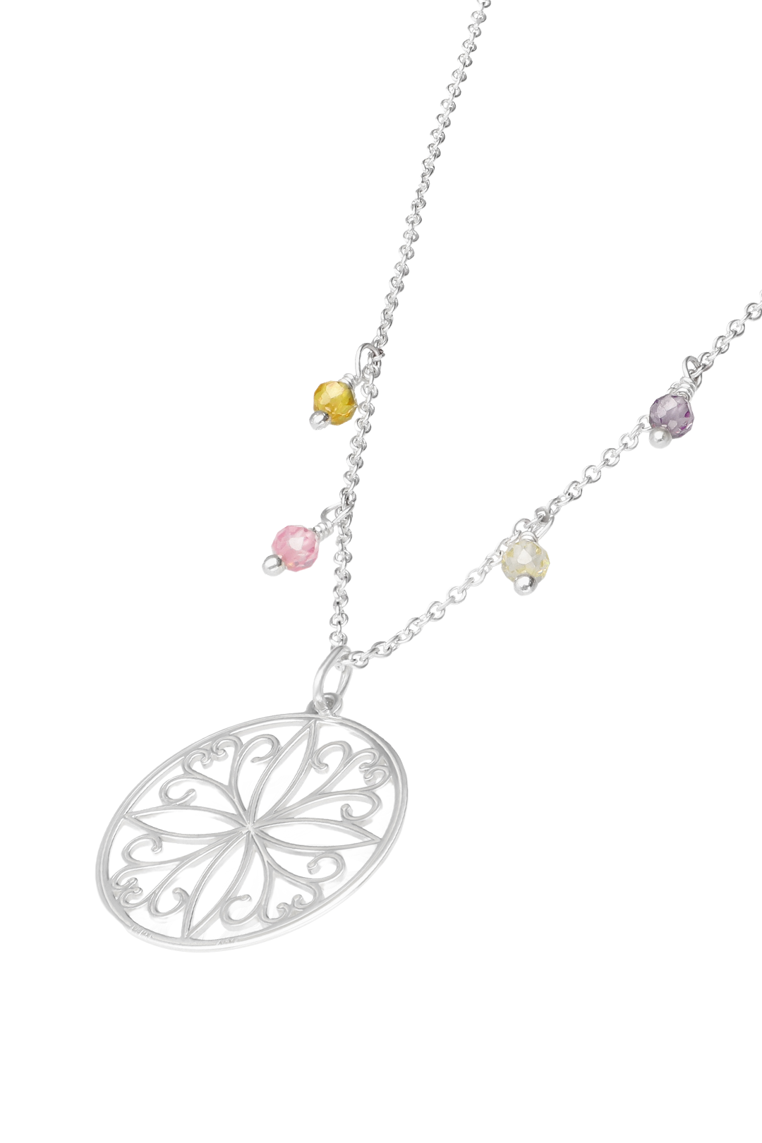 Dije Mujer Plata 925 Mandala Rombo Anamora Por Tanya Moss - Tanya Moss