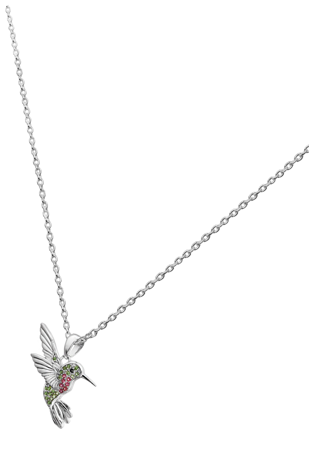 Dije Mujer Plata 925  Colibrí Cristales Anamora por Tanya Moss - Tanya Moss
