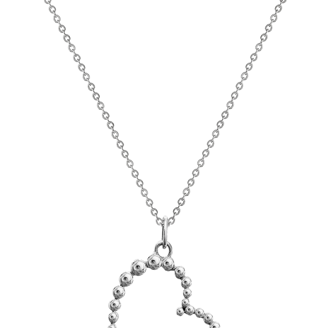 Dije Mujer Plata 925 Burbujas Corazon Grande Anamora por Tanya Moss