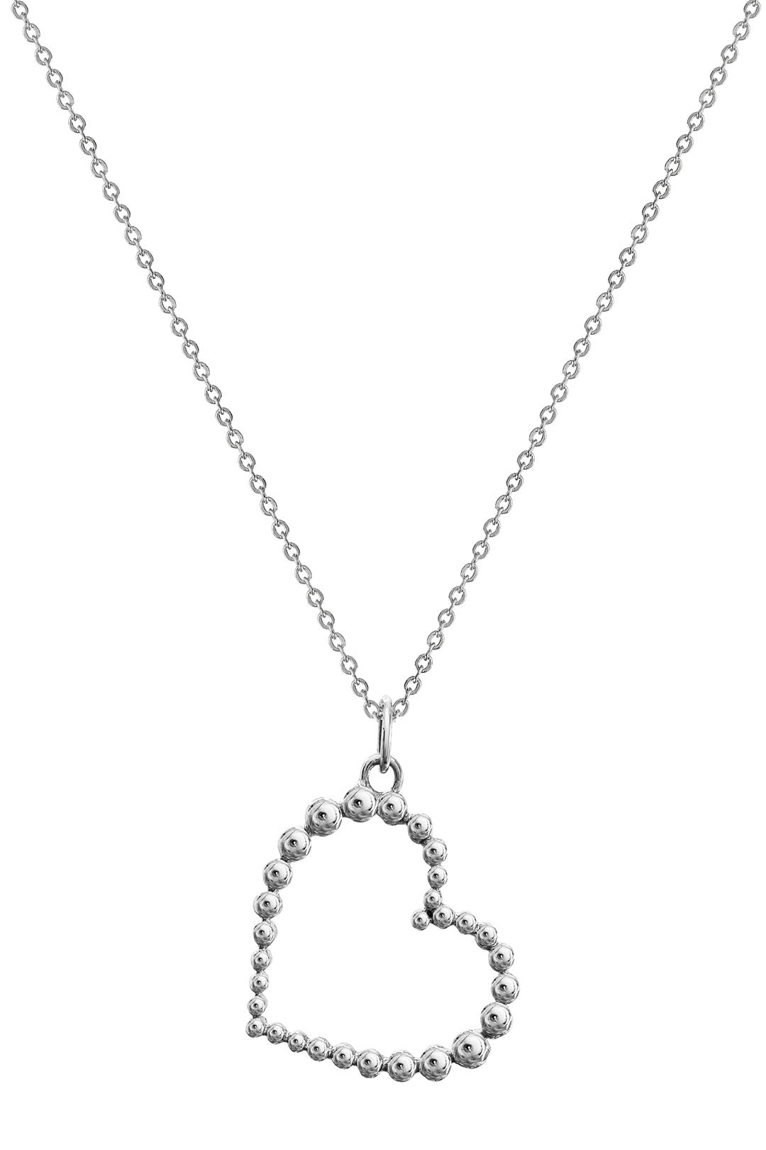 Dije Mujer Plata 925 Burbujas Corazon Grande Anamora por Tanya Moss