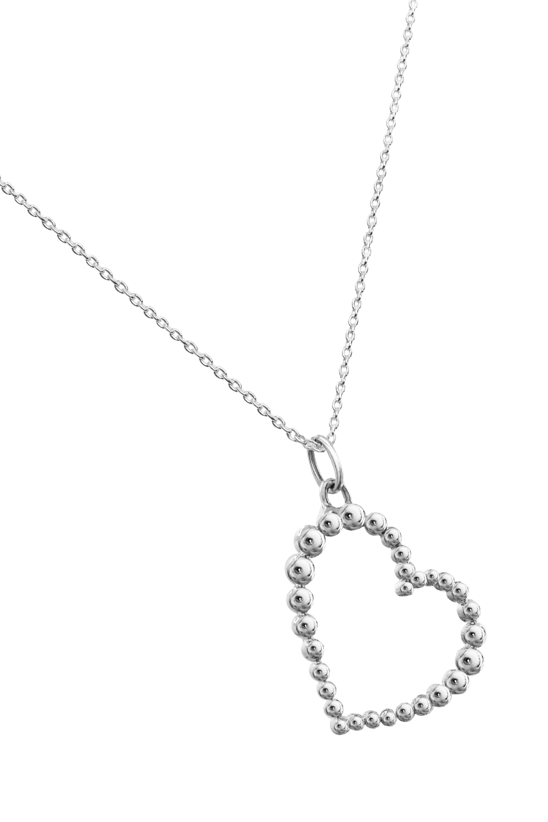 Dije Mujer Plata 925 Burbujas Corazon Grande Anamora por Tanya Moss