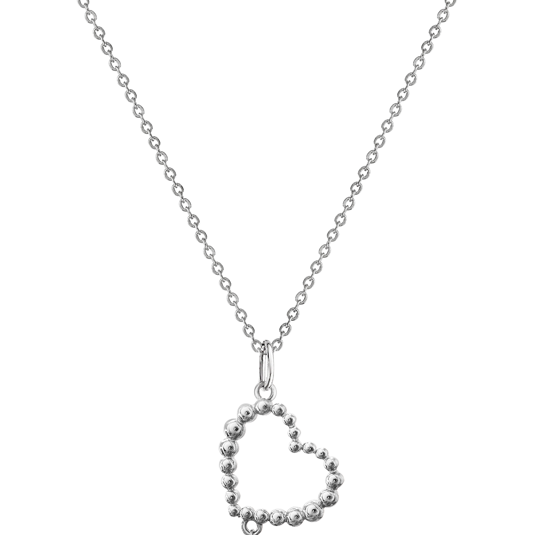 Dije Mujer Plata 925 Burbujas Corazon Granate Anamora por Tanya Moss - Tanya Moss