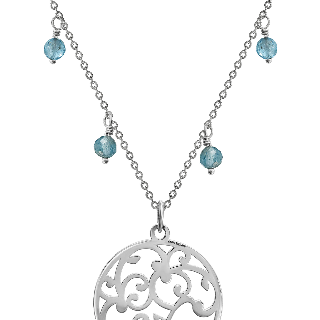 Dije Mujer Plata 925 Pajarito Apatita Anamora Por Tanya Moss