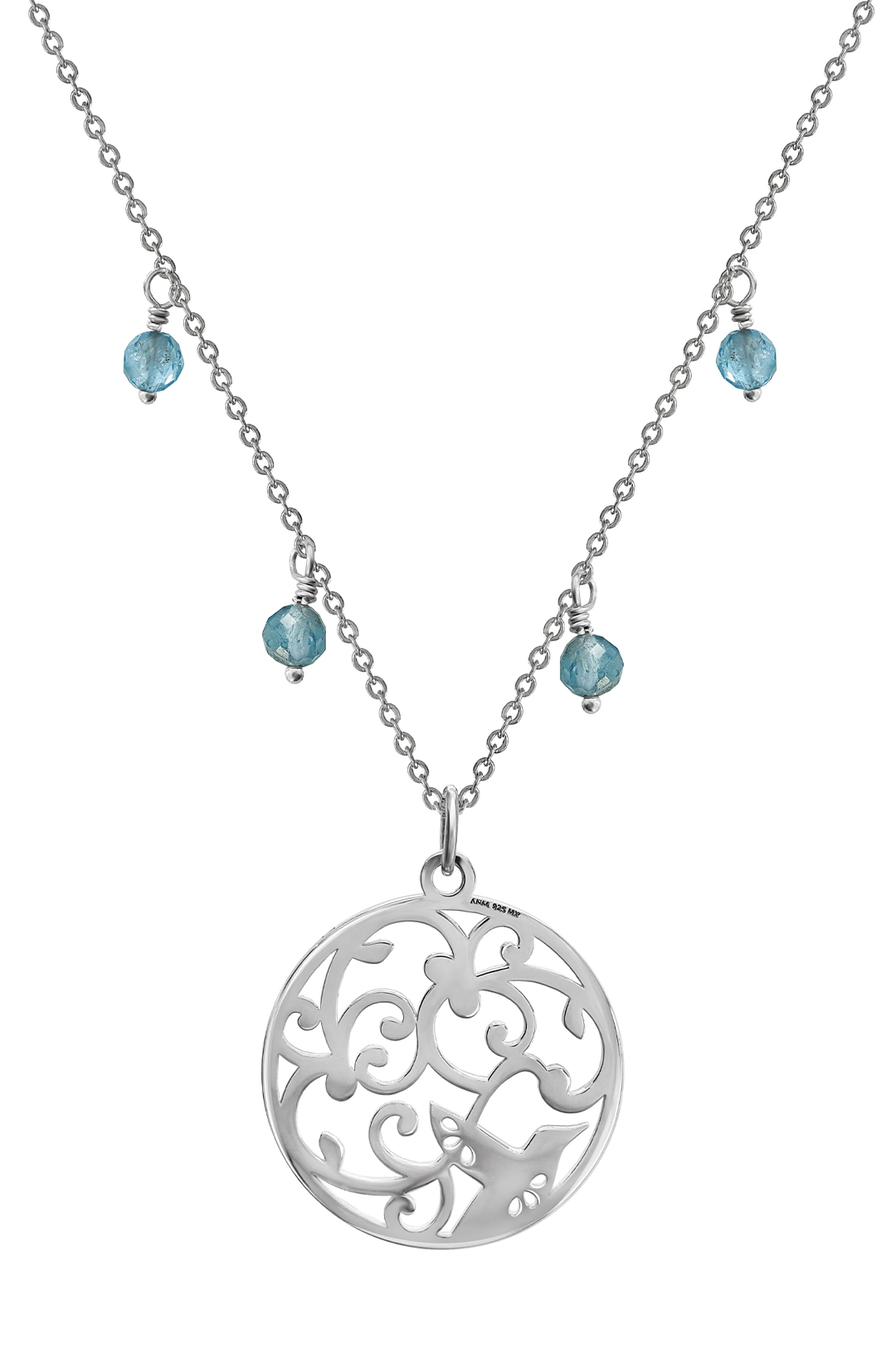 Dije Mujer Plata 925 Pajarito Apatita Anamora Por Tanya Moss