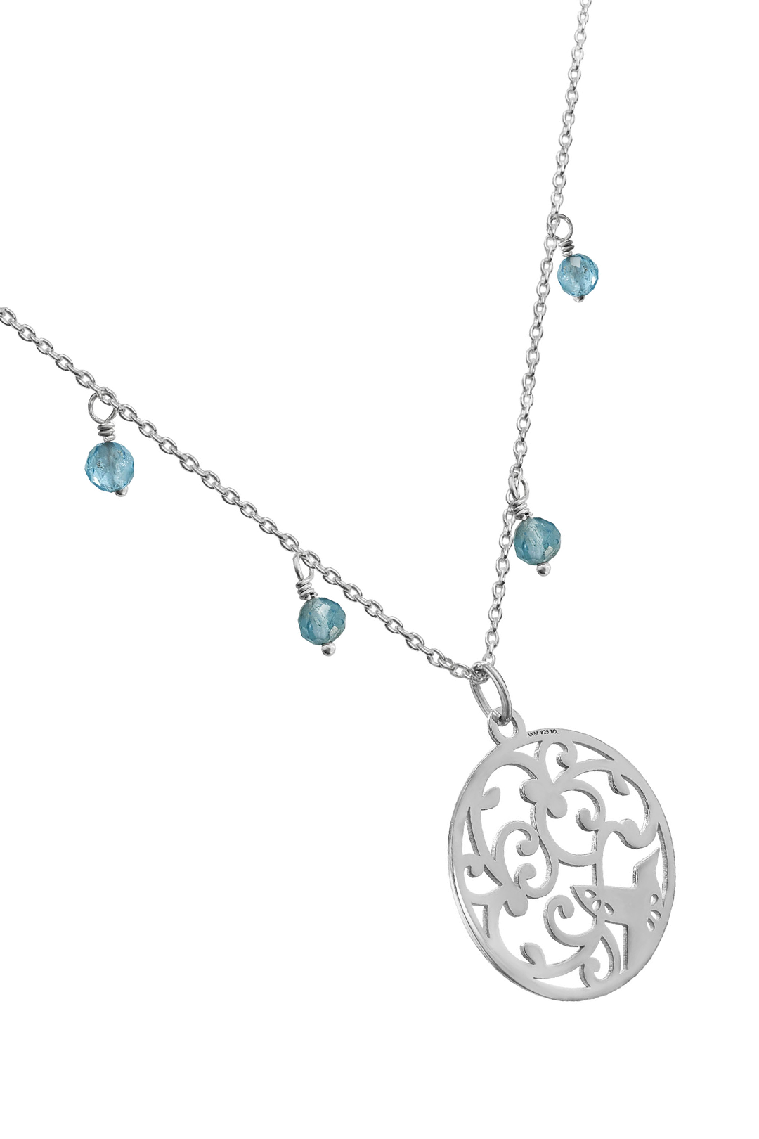 Dije Mujer Plata 925 Pajarito Apatita Anamora Por Tanya Moss