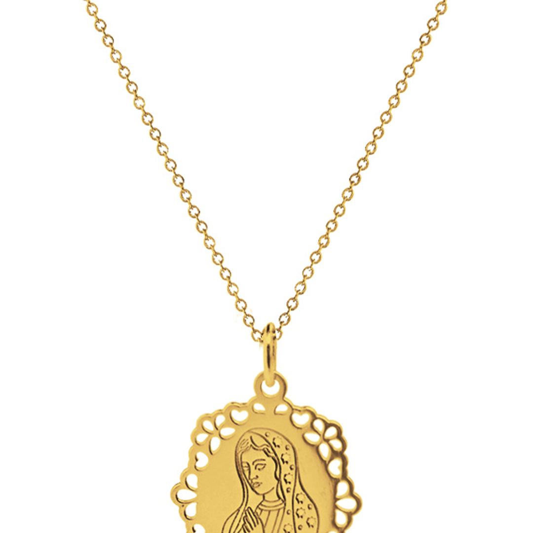 Dije Mujer Plata 925 Religioso Virgen Guadalupe D Anamora por Tanya Moss