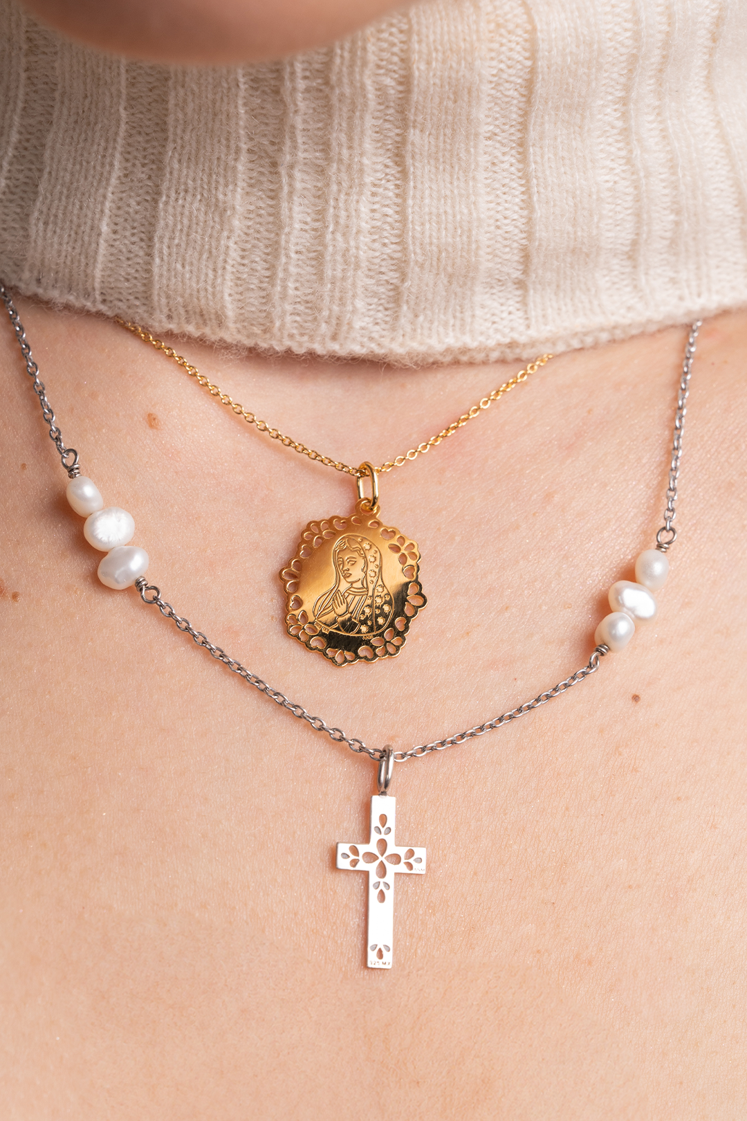 Dije Mujer Plata 925 Religioso Virgen Guadalupe D Anamora por Tanya Moss