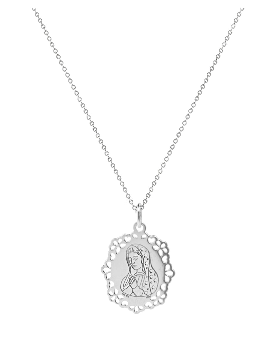 Dije Mujer Plata 925 Religioso Virgen Guadalupe Anamora por Tanya Moss - Tanya Moss