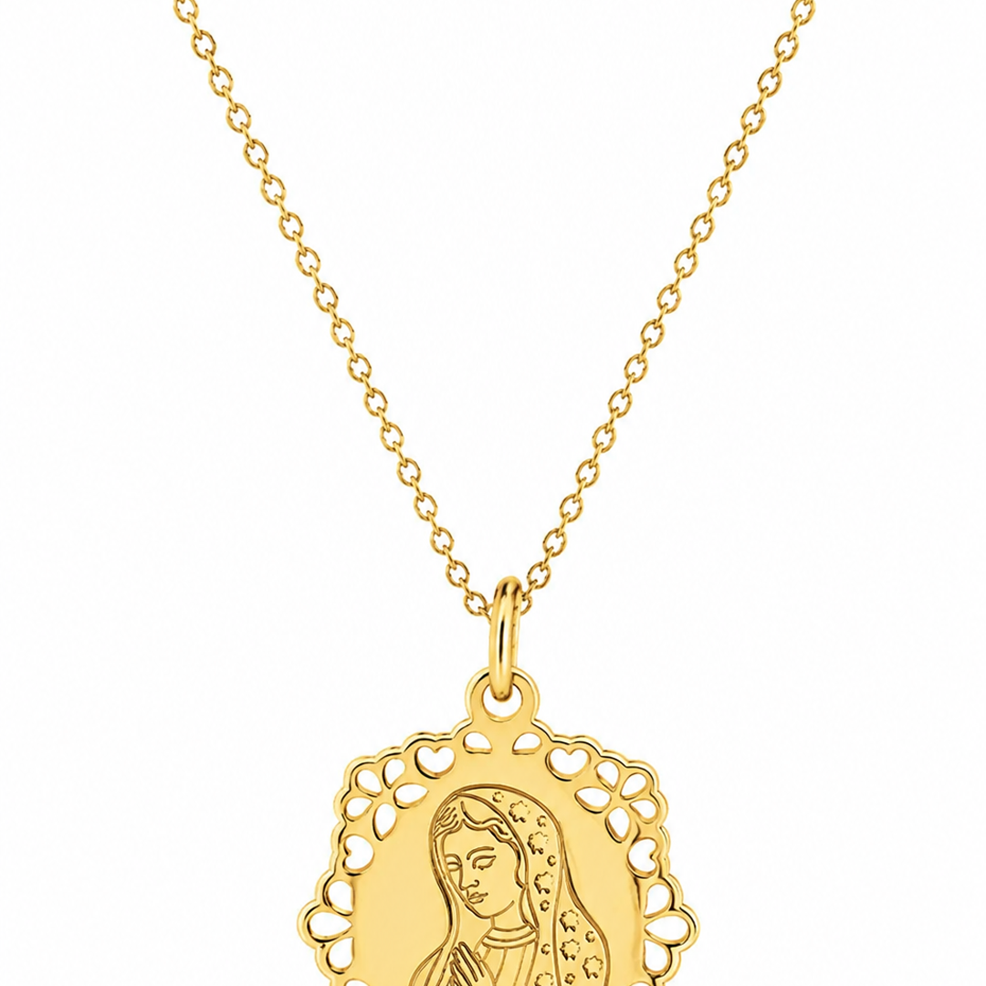Dije Mujer Plata 925 Religioso Virgen Guadalupe D Anamora por Tanya Moss