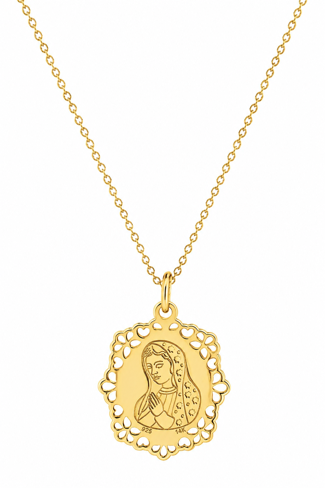 Dije Mujer Plata 925 Religioso Virgen Guadalupe D Anamora por Tanya Moss