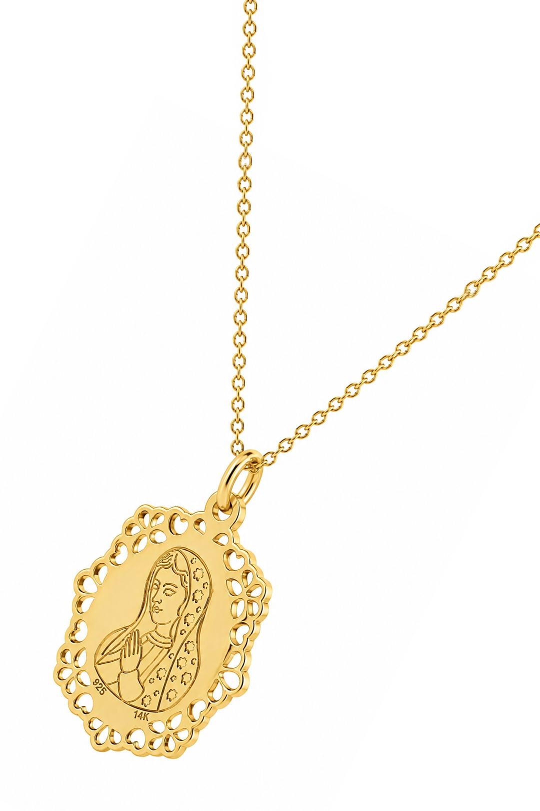 Dije Mujer Plata 925 Religioso Virgen Guadalupe D Anamora por Tanya Moss
