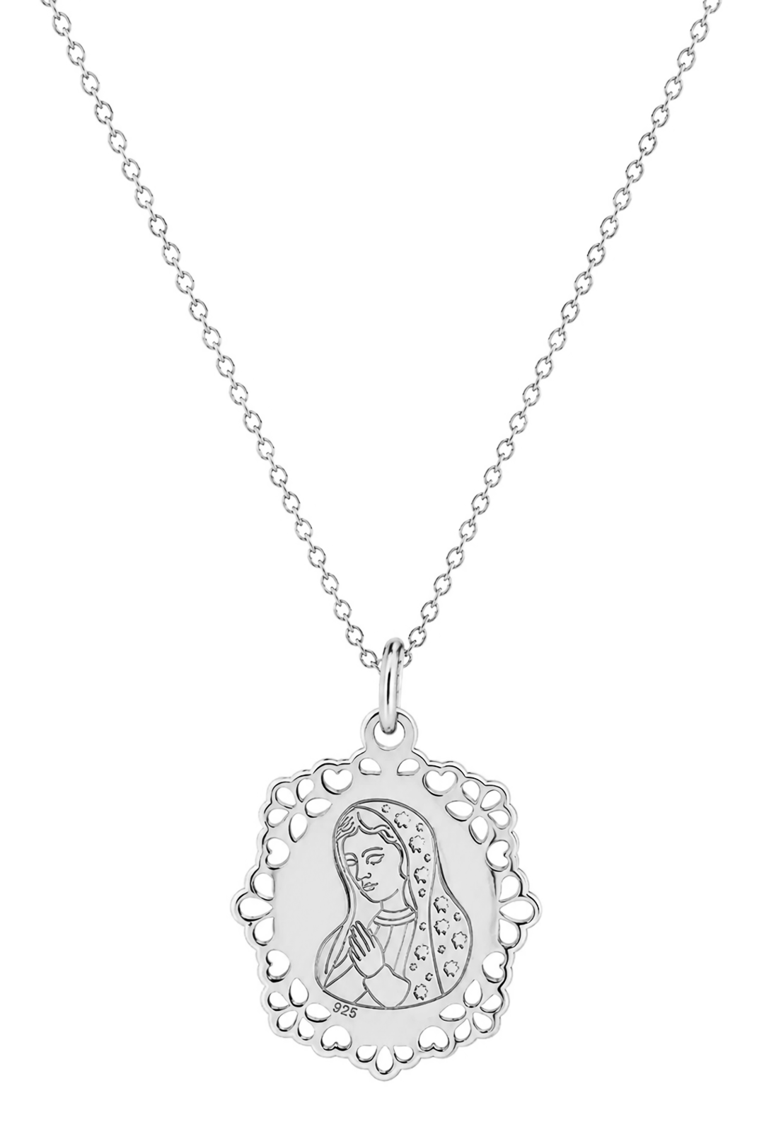 Dije Mujer Plata 925 Religioso Virgen Guadalupe Anamora por Tanya Moss