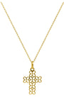 Dije Mujer Plata 925 Religioso Cruz Mariposa D Anamora por Tanya Moss - Tanya Moss